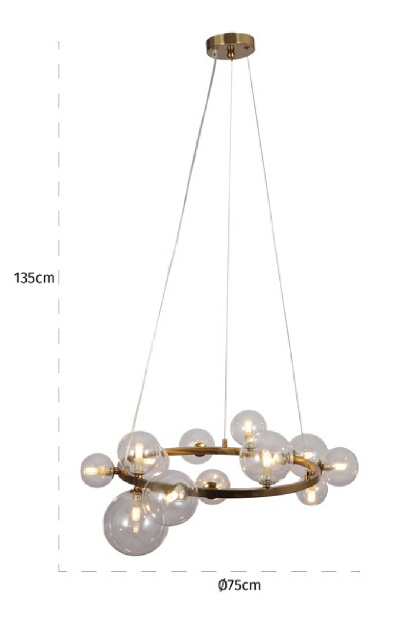 Glass Orbs Hanging Lamp | OROA Yosie | Dutchfurniture.com
