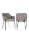 Fabric Upholstered Dining Armchair | OROA Fay | Dutchfurniture.com