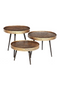 Rustic Gold Coffee Table Set (3) | OROA Luton | Dutchfurniture.com