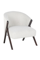 White Bouclé Accent Chair | OROA Mia | Dutchfurniture.com