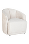 Cream Curved Accent Chair | OROA Maryse | Dutchfurniture.com