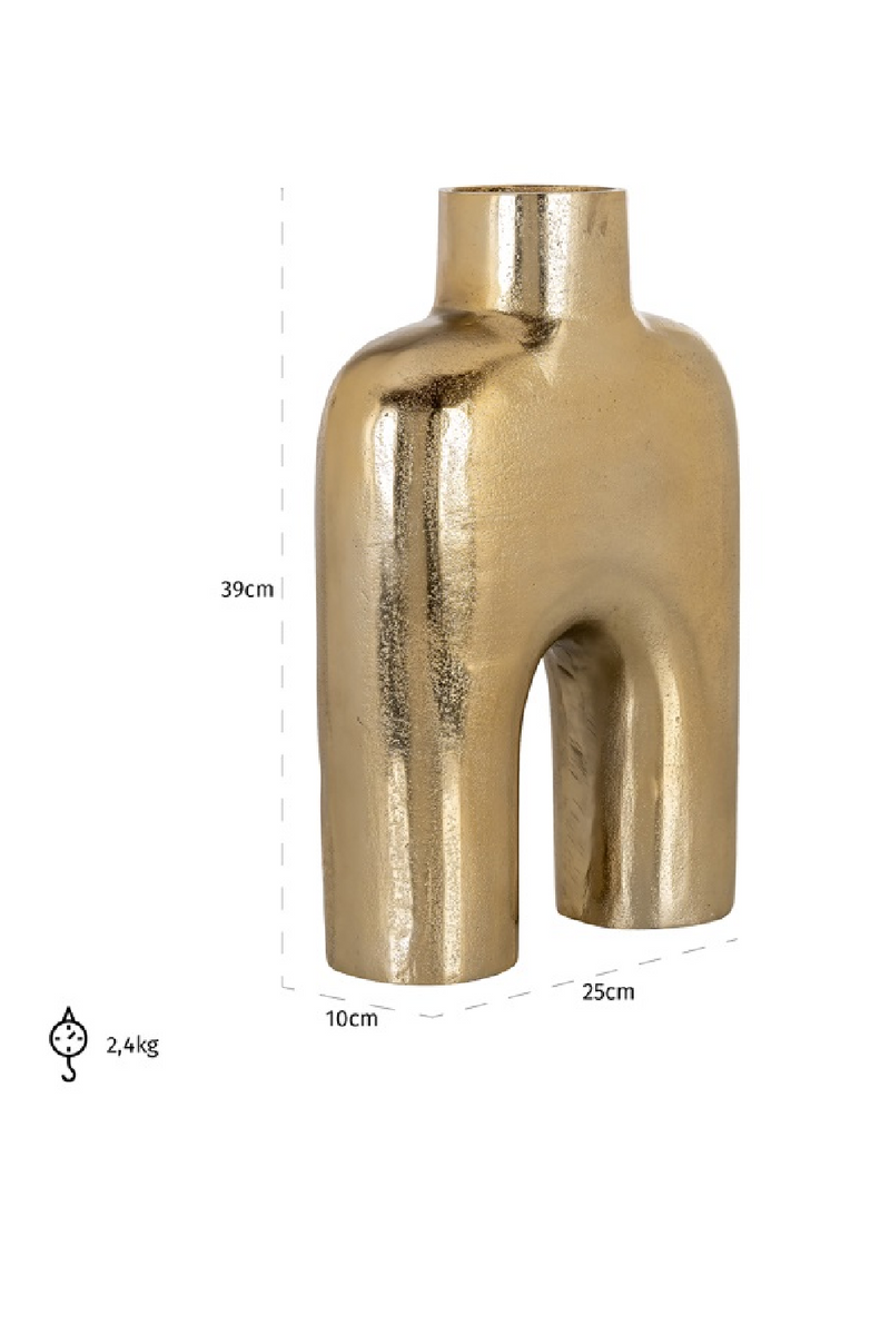 Gold Arched Vase XL | OROA Marley | Dutchfurniture.com