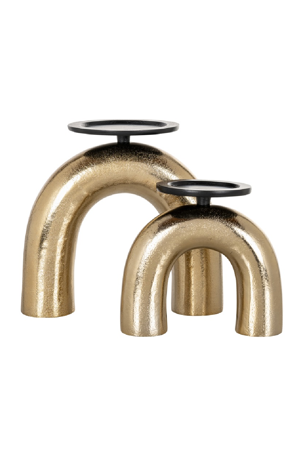 Gold Arched Candle Holder L | OROA Jadey | Dutchfurniture.com