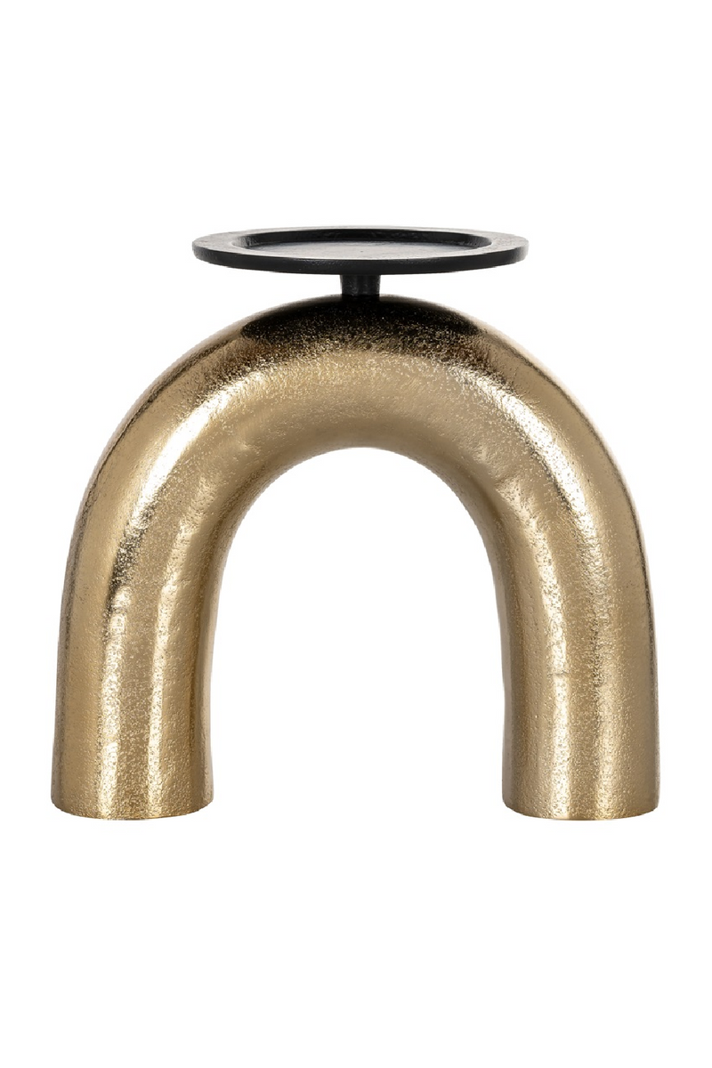 Gold Arched Candle Holder L | OROA Jadey | Dutchfurniture.com