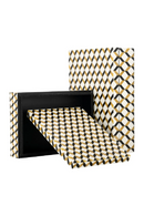 Geometric Patterned Storage Boxes (2) | OROA Frences | Dutchfurniture.com