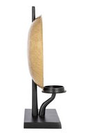 Gold Aluminium Candle Holder | OROA Chayra | Dutchfurniture.com