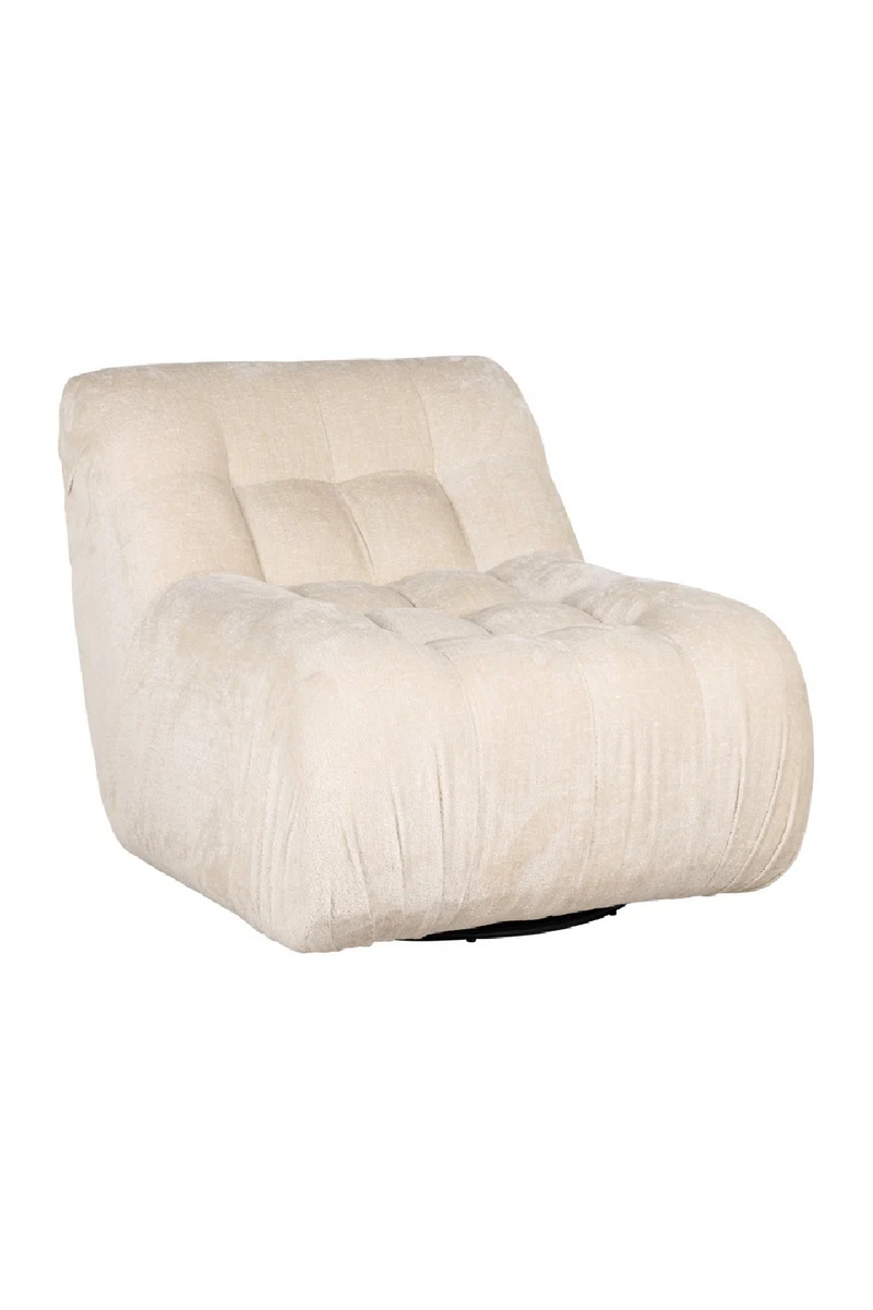 Chenille Swivel Easy Chair | OROA Rosy | Dutchfurniture.com
