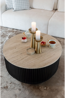 Round Travertine Coffee Table | OROA Hampton | Dutchfurniture.com