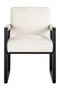 White Chenille Dining Chair | OROA Beck | Dutchfurniture.com