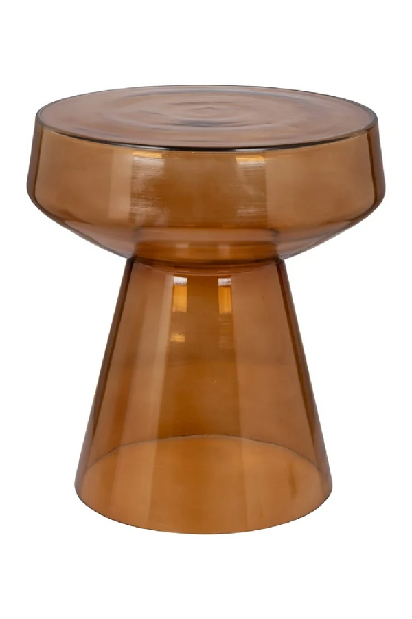 Brown Glass Side Table | OROA Bowen  | Dutchfurniture.com