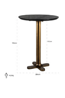 Mango Wood Modern Bar Table | OROA Revelin | Dutchfurniture.com