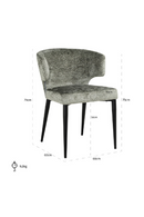 Modern Wingback Dining Chair | OROA Taylor | Dutchfurniture.com