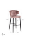 Modern Wingback Bar Chair | OROA Taylor | Dutchfurniture.com