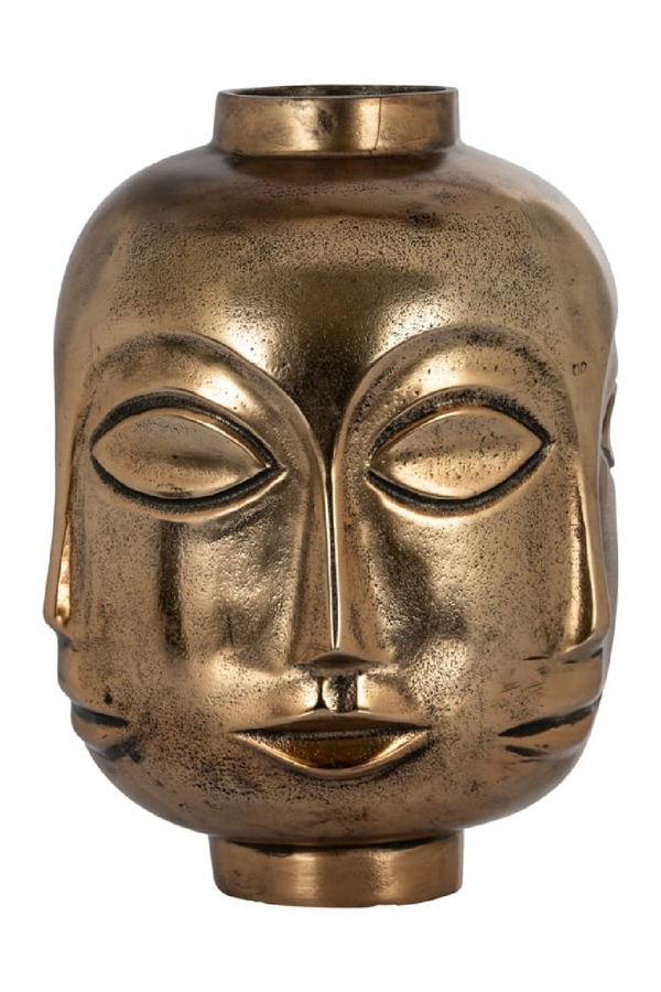 Gold Face Vase | OROA Hardy | Dutchfurniture.com