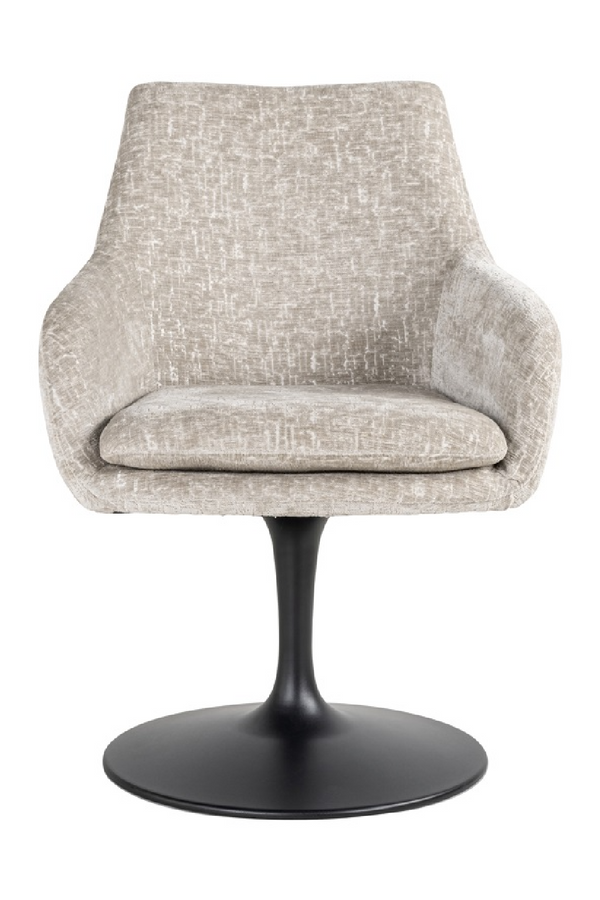 Pedestal Upholstered Swivel Chair | OROA Marlon | Dutchfurniture.com