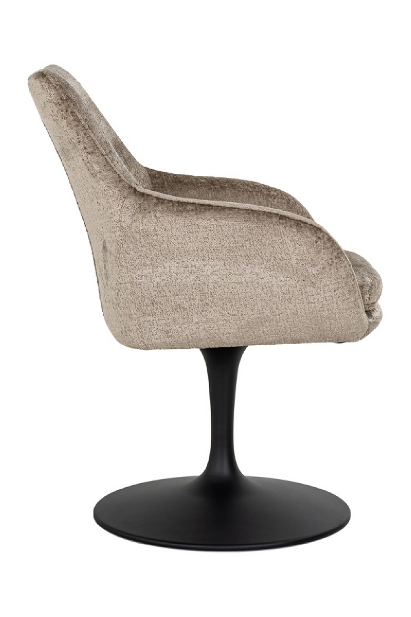 Pedestal Upholstered Swivel Chair | OROA Marlon | Dutchfurniture.com
