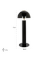 Dome Black Table Lamp | OROA Ché | Dutchfurniture.com
