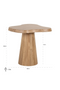 Natural Oak Side Table | OROA Riva | Dutchfurniture.com