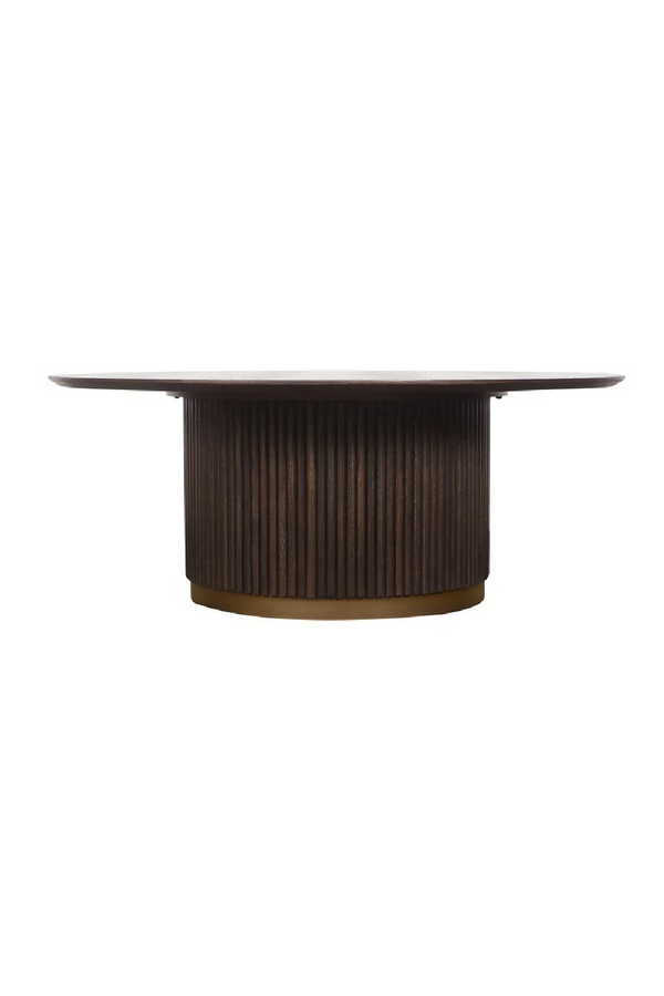 Round Wooden Coffee Table | OROA Luxor | Dutchfurniture.com