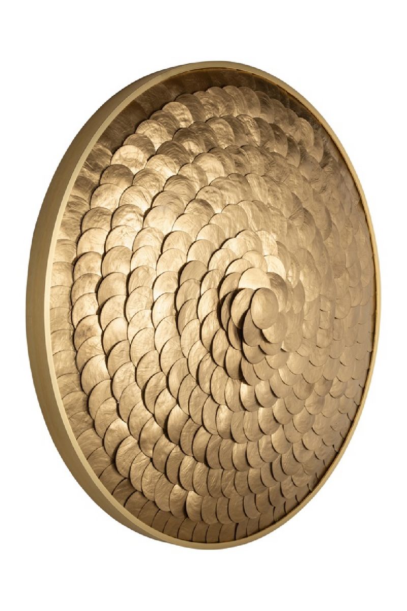Gold Circular Wall Art | OROA Valentine | Dutchfurniture.com