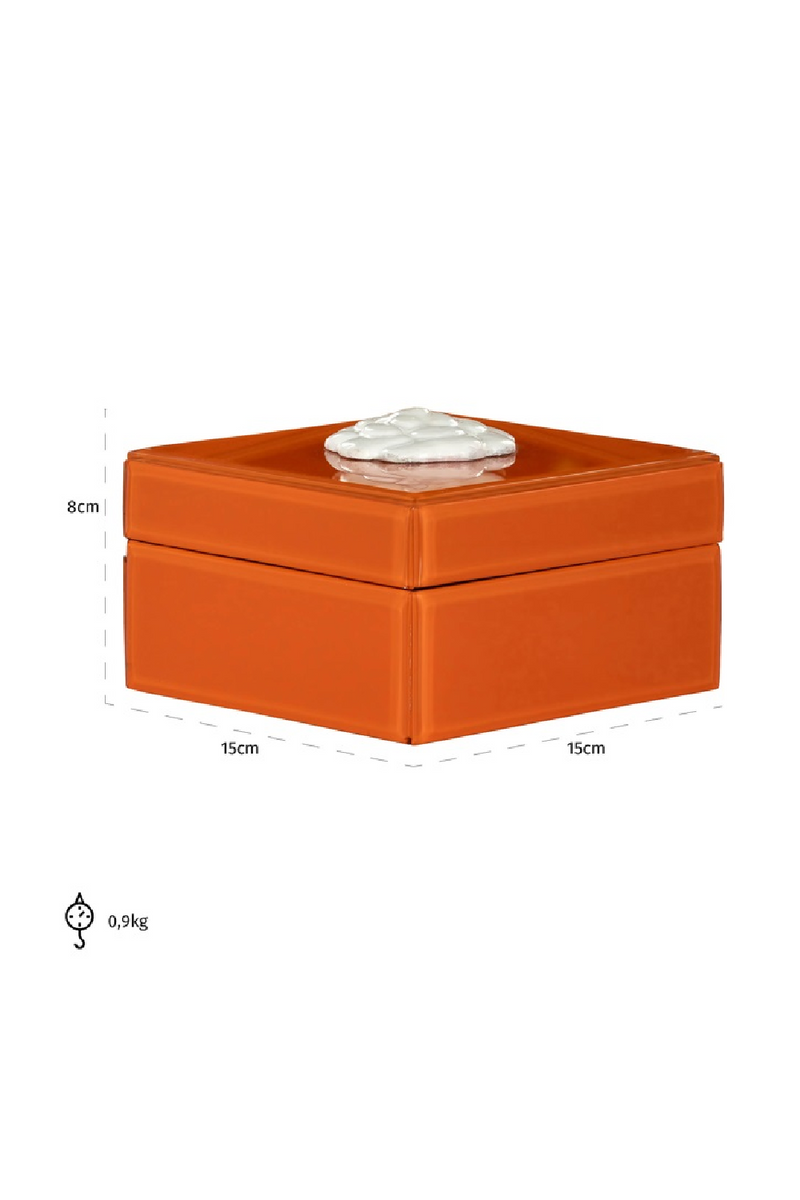 Orange Modern Storage Box | OROA Lunia | Dutchfurniture.com