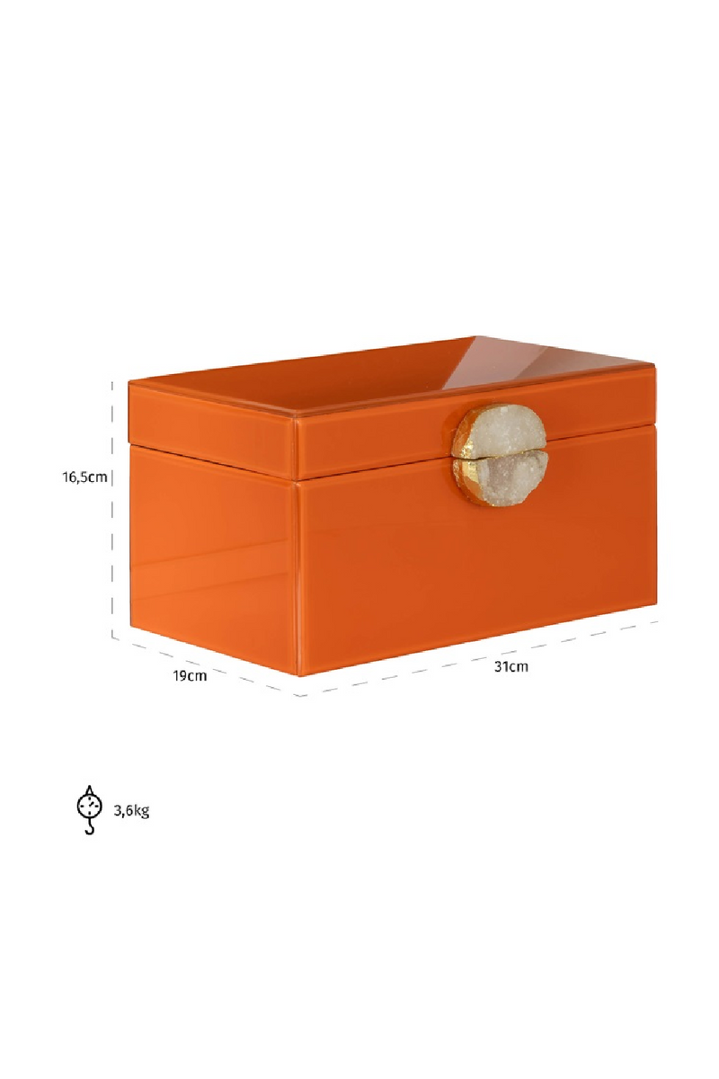 Orange Modern Jewelry Box | OROA Lia | Dutchfurniture.com