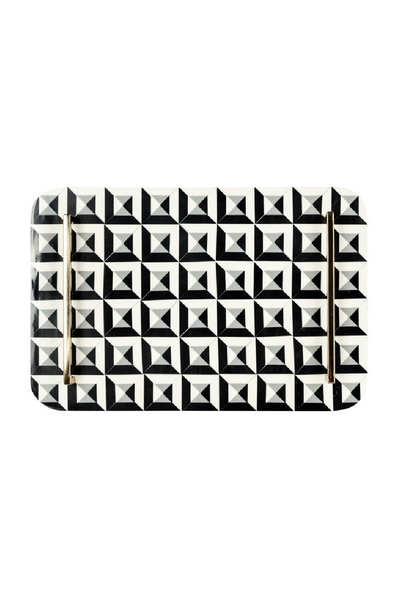 Geometric-Patterned Tray | OROA Birte | Dutchfurniture.com