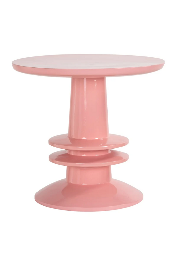 Pink Pedestal Side Table | OROA Josy | Dutchfurniture.com