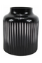 Black Glass Contemporary Vase | OROA Malin | Dutchfurniture.com