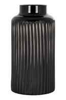 Black Glass Contemporary Vase | OROA Malin | Dutchfurniture.com