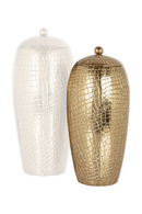 Gold Aluminium Jar S | OROA Marieke | Dutchfurniture.com