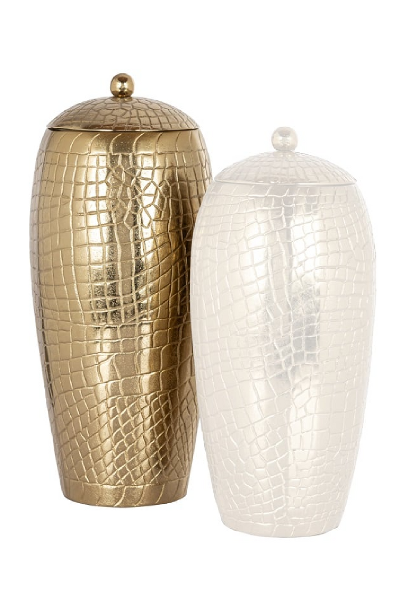 Gold Aluminium Jar | OROA Marieke | Dutchfurniture.com
