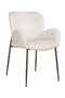 Upholstered Modern Dining Armchair | OROA Amber | Dutchfurniture.com
