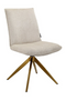 Beige Chenille Swivel Chair | OROA Dakota | Dutchfurniture.com