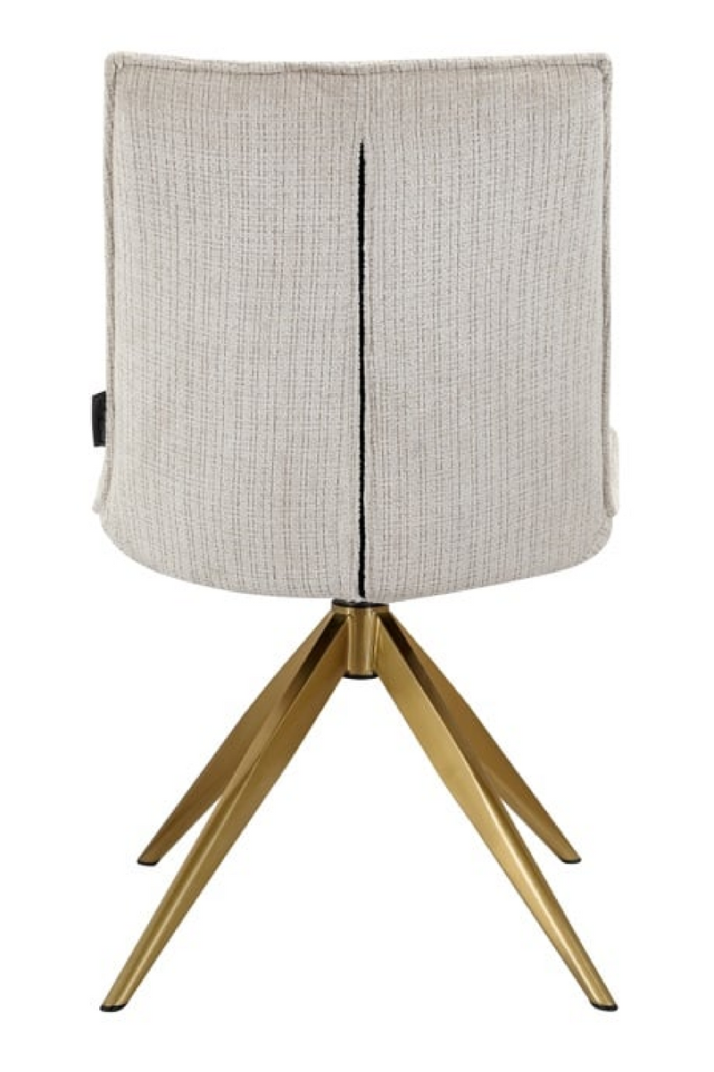 Beige Chenille Swivel Chair | OROA Dakota | Dutchfurniture.com