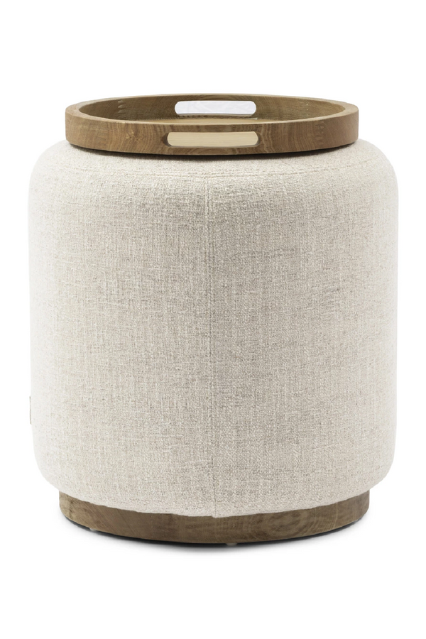 Cylindrical Side Table With Tray S | Rivièra Maison Babylon | Dutchfurniture.com