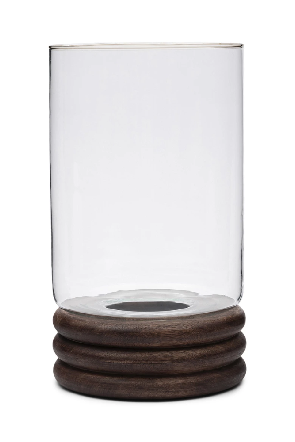 Mango Wood and Glass Lantern L | Rivièra Maison Bangli | Dutchfurniture.com