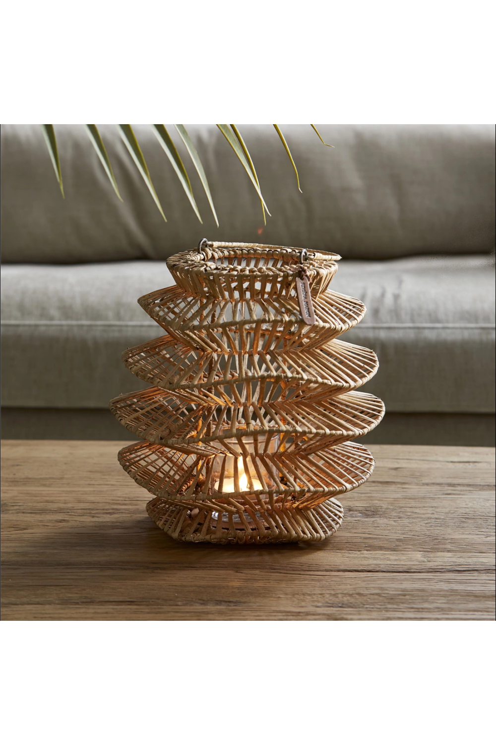 Braided Lasio Lantern | Rivièra Maison Les Dunes | Dutchfurniture.com