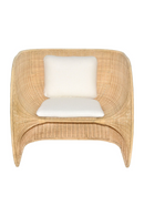 Rattan Curved Lounge Chair | Versmissen Fole | Oroatrade.com