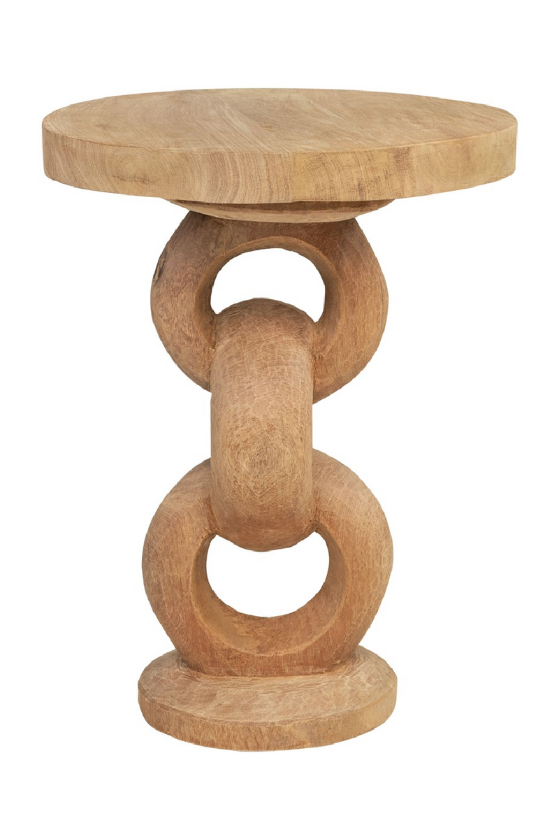 Wooden Link Side Table L | Versmissen Chain | Oroatrade.com