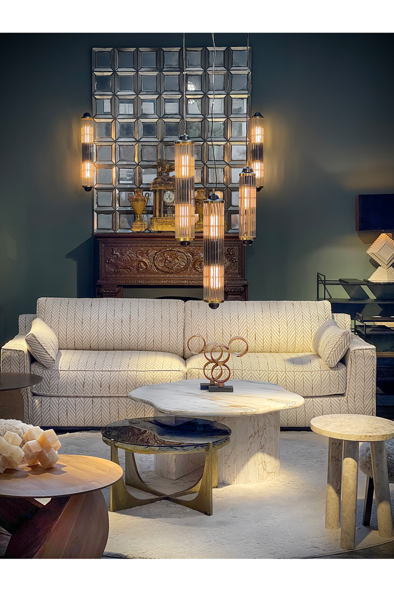 Cream marble lamp table hotsell
