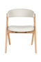 Oak Curved Dining Chairs (2) | Zuiver Pom | Dutchfurniture.com