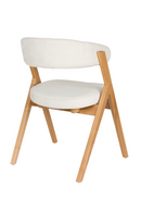 Oak Curved Dining Chairs (2) | Zuiver Pom | Dutchfurniture.com