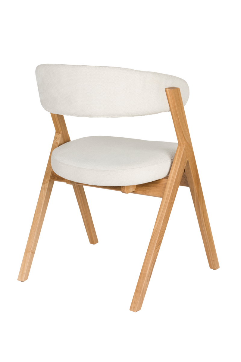 Oak Curved Dining Chairs (2) | Zuiver Pom | Dutchfurniture.com