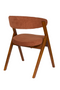 Oak Curved Dining Chairs (2) | Zuiver Pom | Dutchfurniture.com