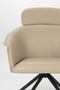 Beige Leather Lounge Chair | Zuiver Frie | Dutchfurniture.com