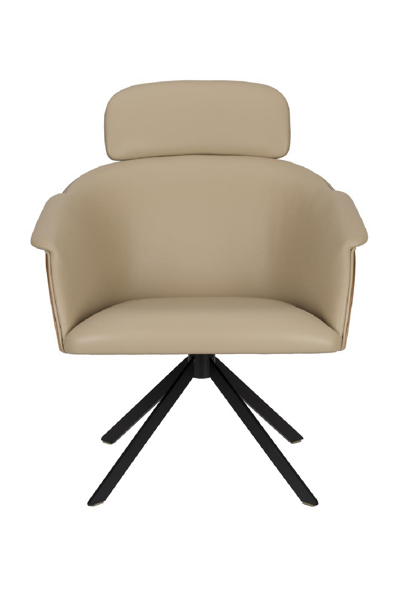 Beige Leather Lounge Chair | Zuiver Frie | Dutchfurniture.com