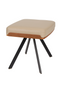 Beige Leather Stool | Zuiver Frie | Oroatrade.com