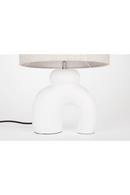 White Curved Table Lamp | Zuiver Bibi | Dutchfurniture.com