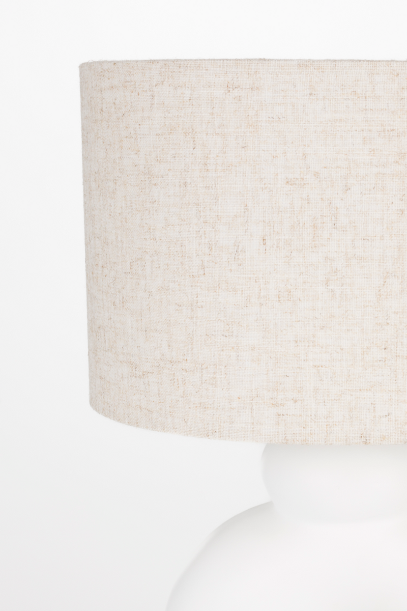 White Curved Table Lamp | Zuiver Bibi | Dutchfurniture.com